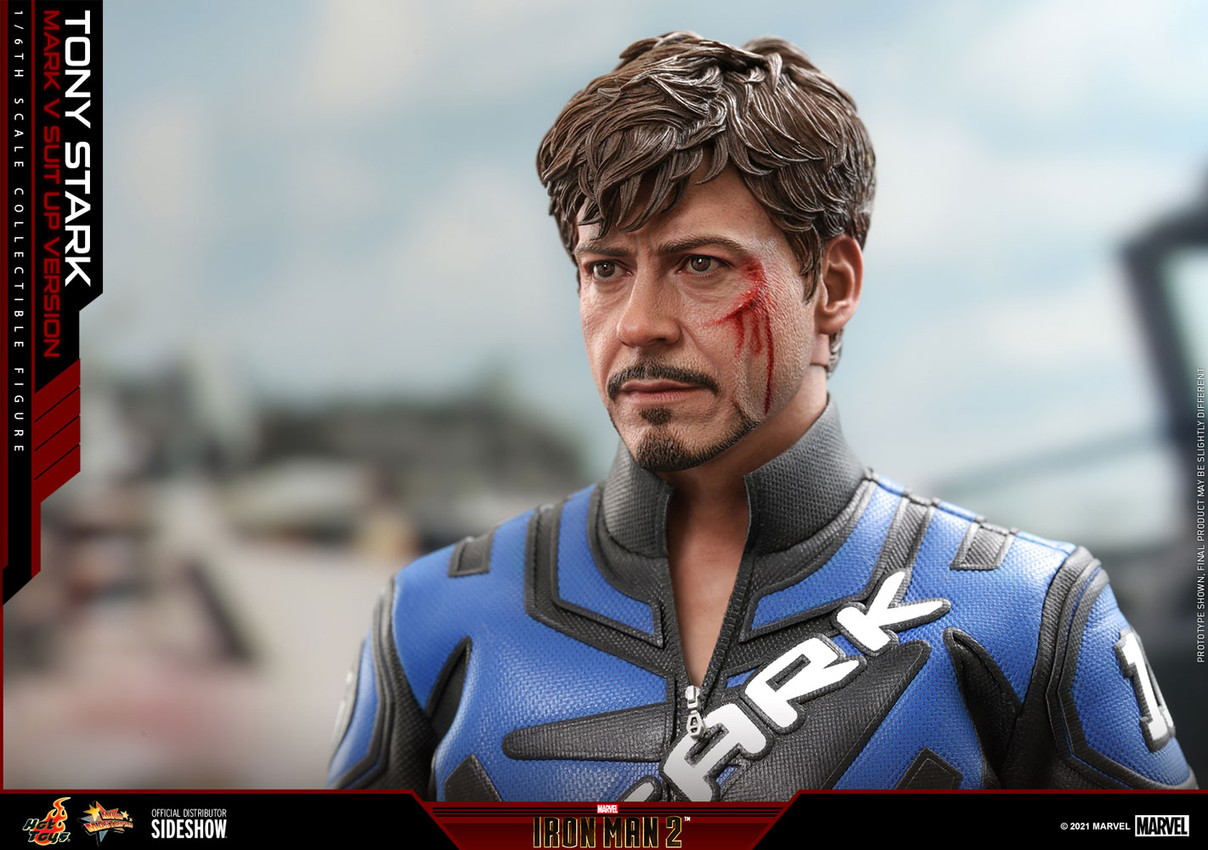 escena Reflexión barbilla Tony Stark (Mark V Suit up Version) Sixth Scale Collectible Figure by Hot  Toys | Sideshow Collectibles
