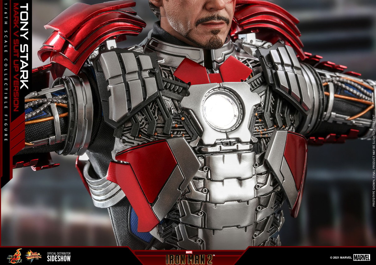 Stark (Mark V Suit up Version) Sixth Scale Collectible Figure by Hot | Sideshow Collectibles