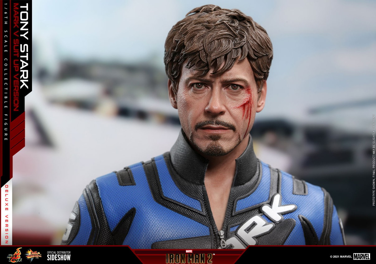 Tony Stark (Mark V Suit Up Version) Deluxe- Prototype Shown View 2