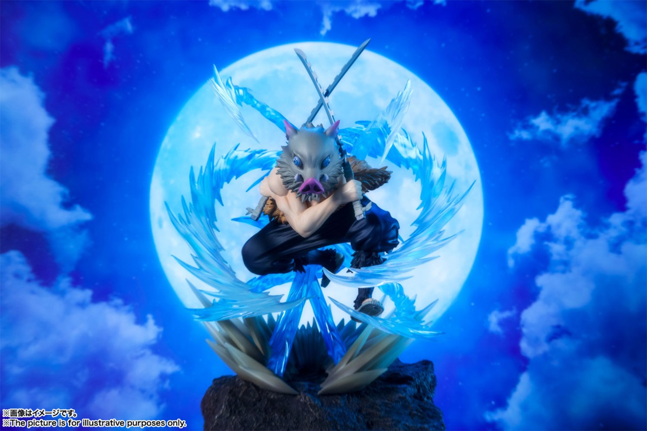 Inosuke Hashibira Beast Breathing Collectible Figure by Bandai