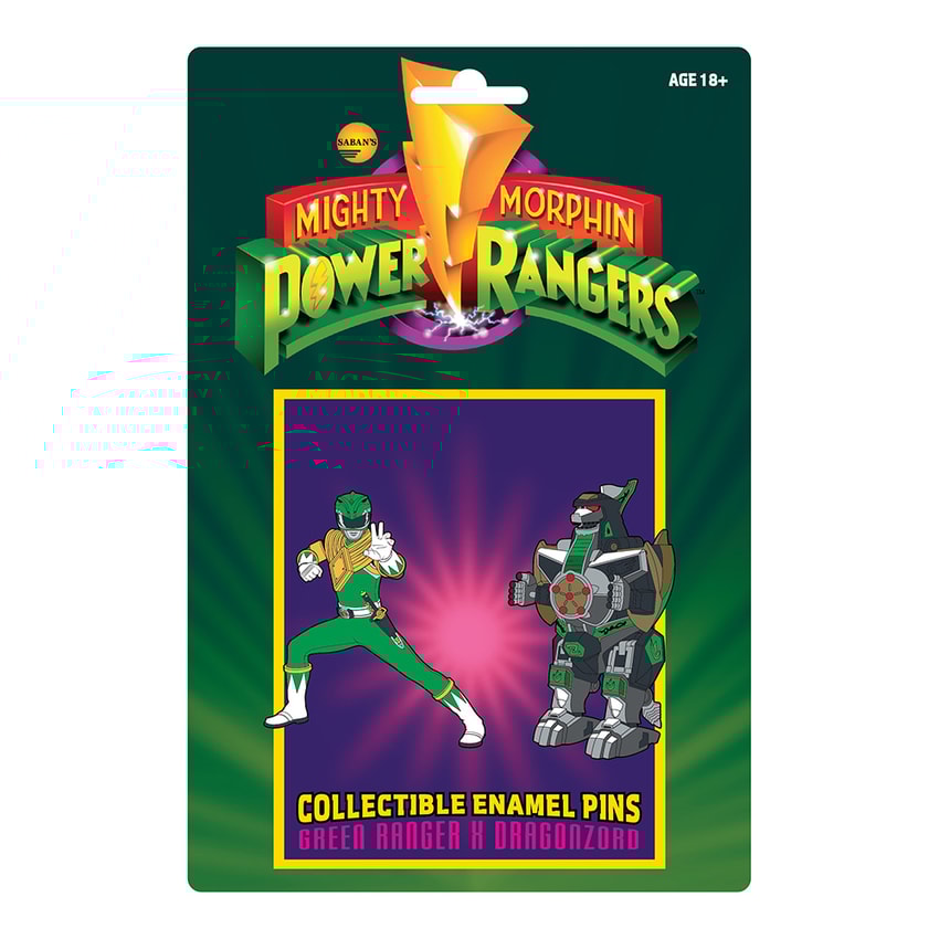 Green Ranger x Dragonzord Pin Set- Prototype Shown