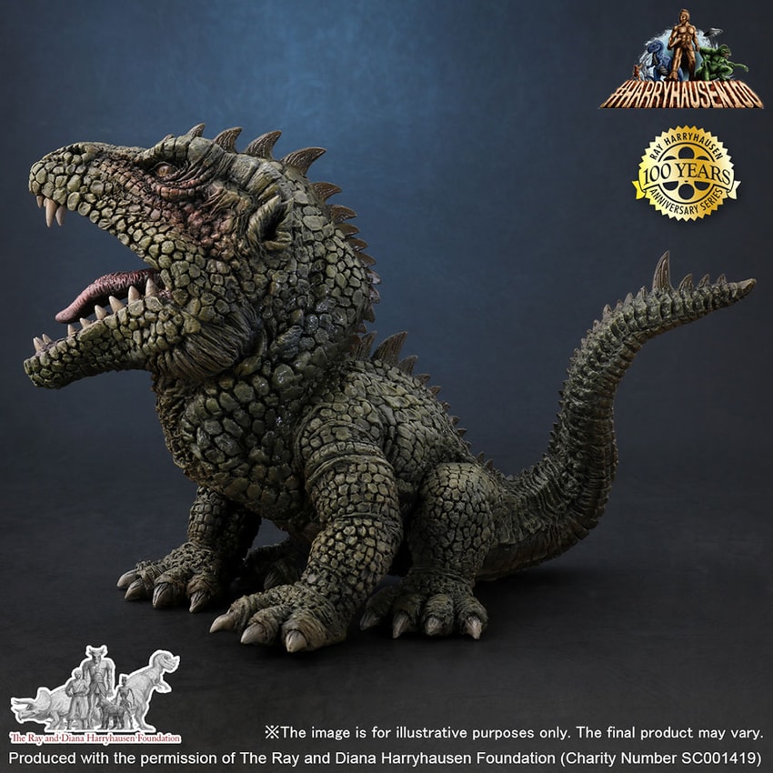 Ray Harryhausen Rhedosaurus Colorized Version Collectible Figure - Prototype Shown View 6