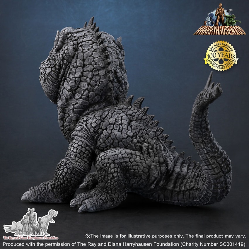 Ray Harryhausen Rhedosaurus Black and White Version Collectible Figure - Prototype Shown View 6