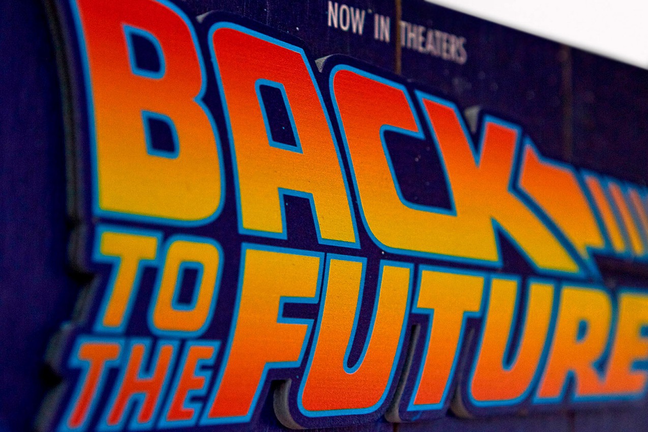 Back to the Future I WOODART 3D “1985”- Prototype Shown View 1