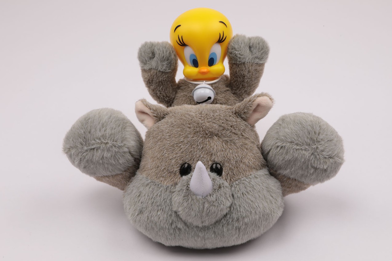 Tweety Rhino Cow Plush- Prototype Shown View 2