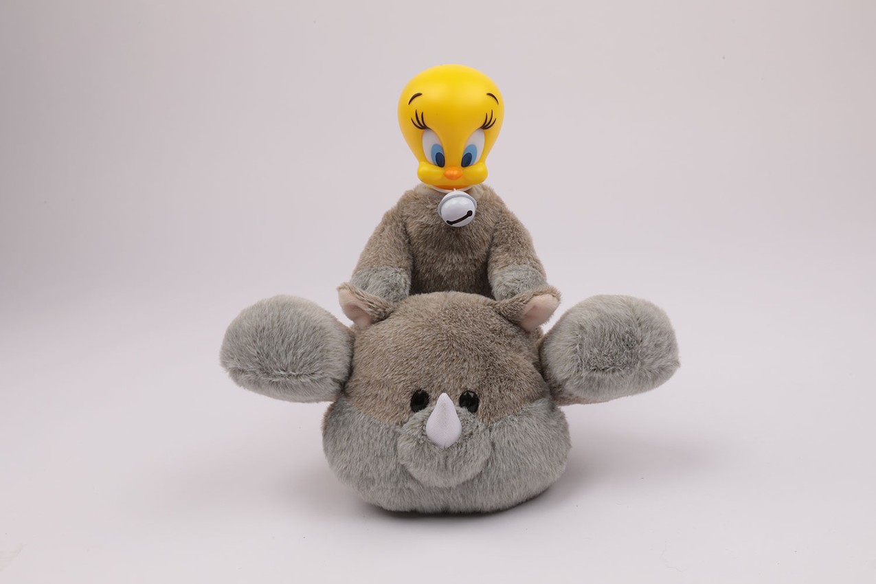Tweety Rhino Cow Plush- Prototype Shown View 3
