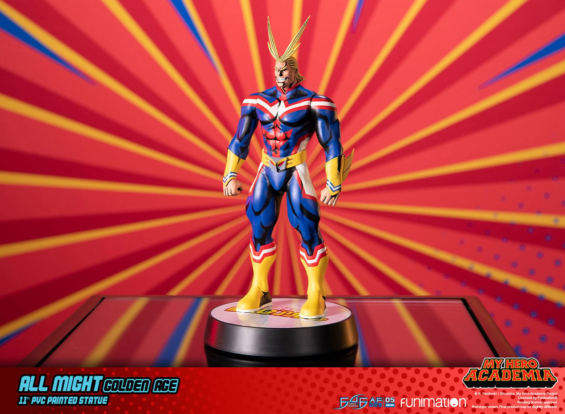 My Hero Academia All Might (Golden Age) Statues - Prototype Shown View 3