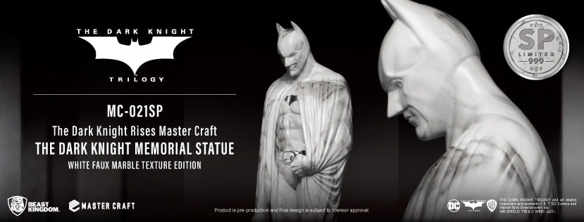 The Dark Knight Memorial (White Faux Marble Texture Edition)- Prototype Shown