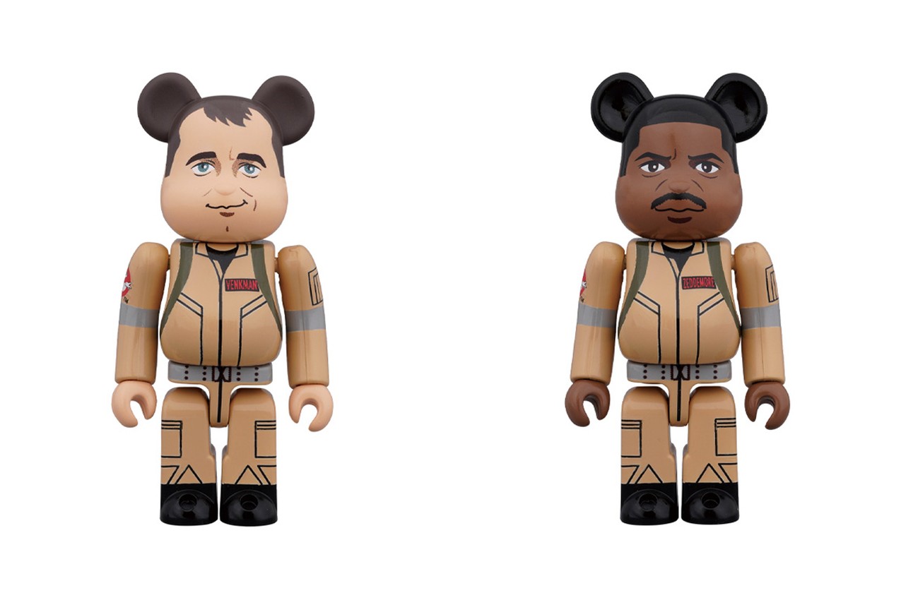 Be@rbrick Peter Venkman and Winston Zeddemore 100% View 1