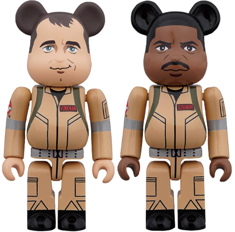 Be@rbrick Peter Venkman and Winston Zeddemore 100% View 2
