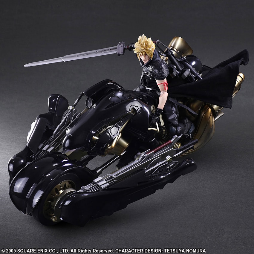 Cloud Strife & Fenrir- Prototype Shown