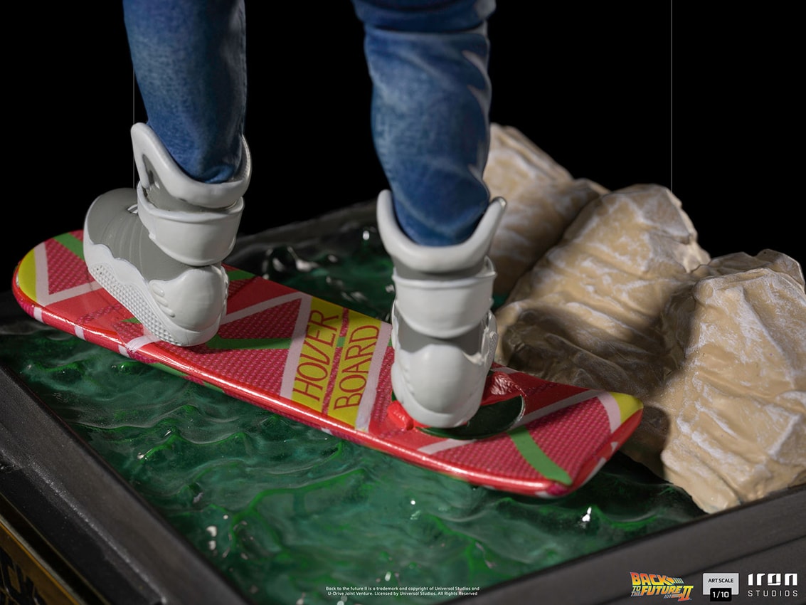 Floating hoverboard back shop to the future