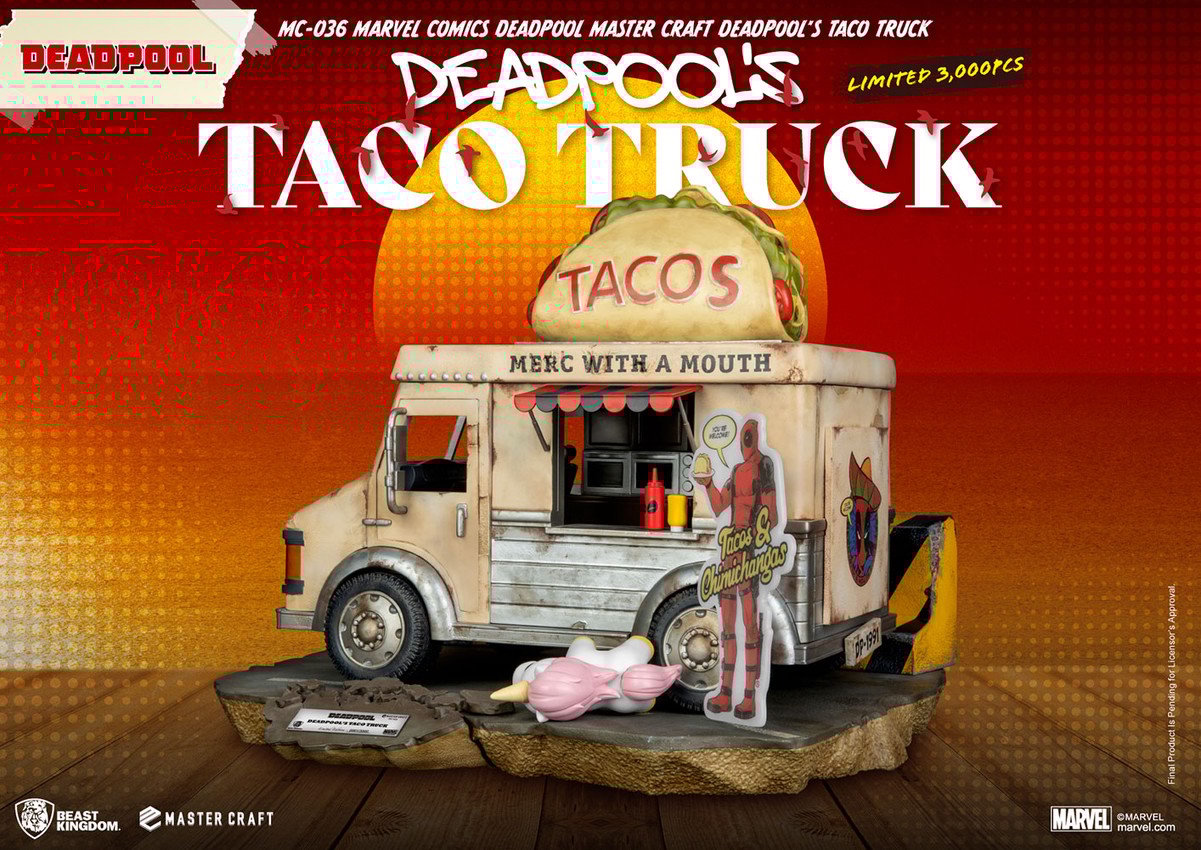 Deadpool s Taco Truck Polystone Statue Sideshow Collectibles