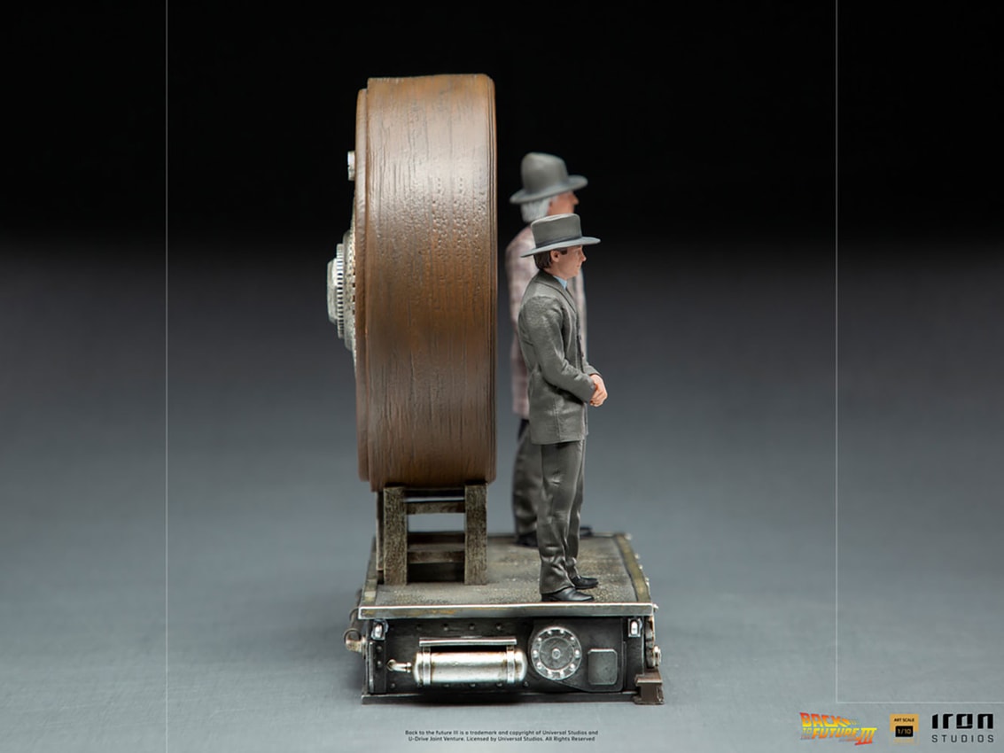 Marty and Doc at the Clock Deluxe- Prototype Shown View 4