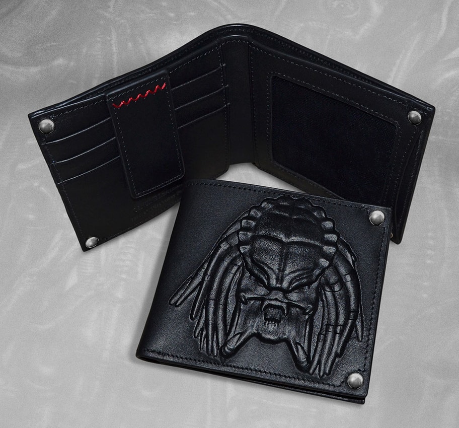 Predator Embossed Leather Wallet