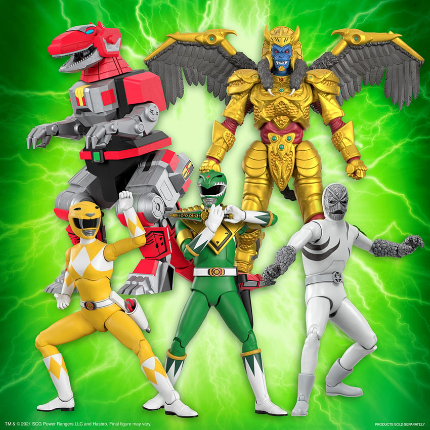 Mighty Morphin Power Rangers Tyrannosaurus Dinozord Action Figure - Prototype Shown View 6