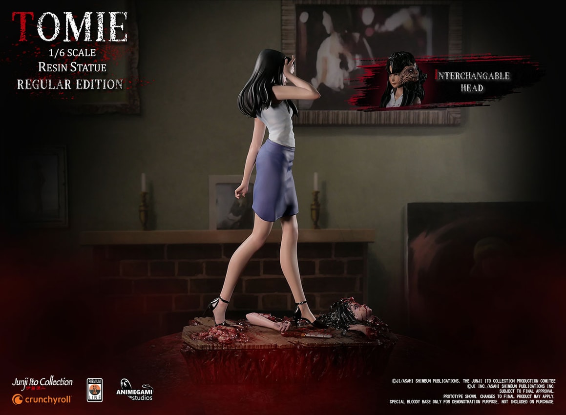 Junji Ito Tomie Statues - Prototype Shown View 2
