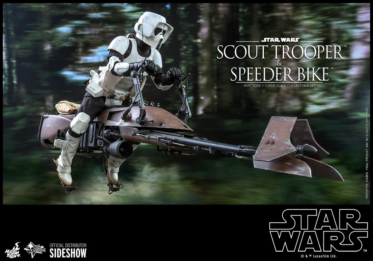 新入荷 Sixth Bike™ Speeder and Trooper™ Scout Scale Set Collectible SF・ファンタジー・ホラー