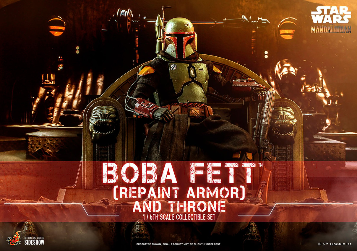 Boba Fett (Repaint Armor) and Throne Collector Edition - Prototype Shown View 1