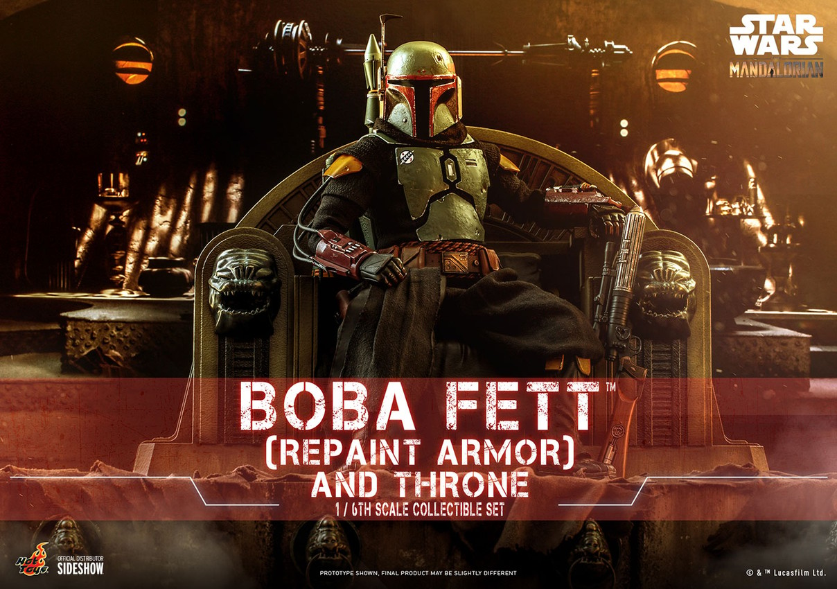 Boba Fett (Repaint Armor - Special Edition) and Throne Exclusive Edition - Prototype Shown View 1