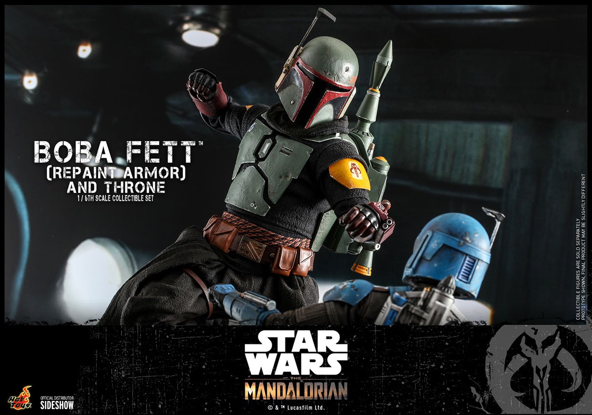 Boba Fett (Repaint Armor - Special Edition) and Throne Exclusive Edition - Prototype Shown View 5