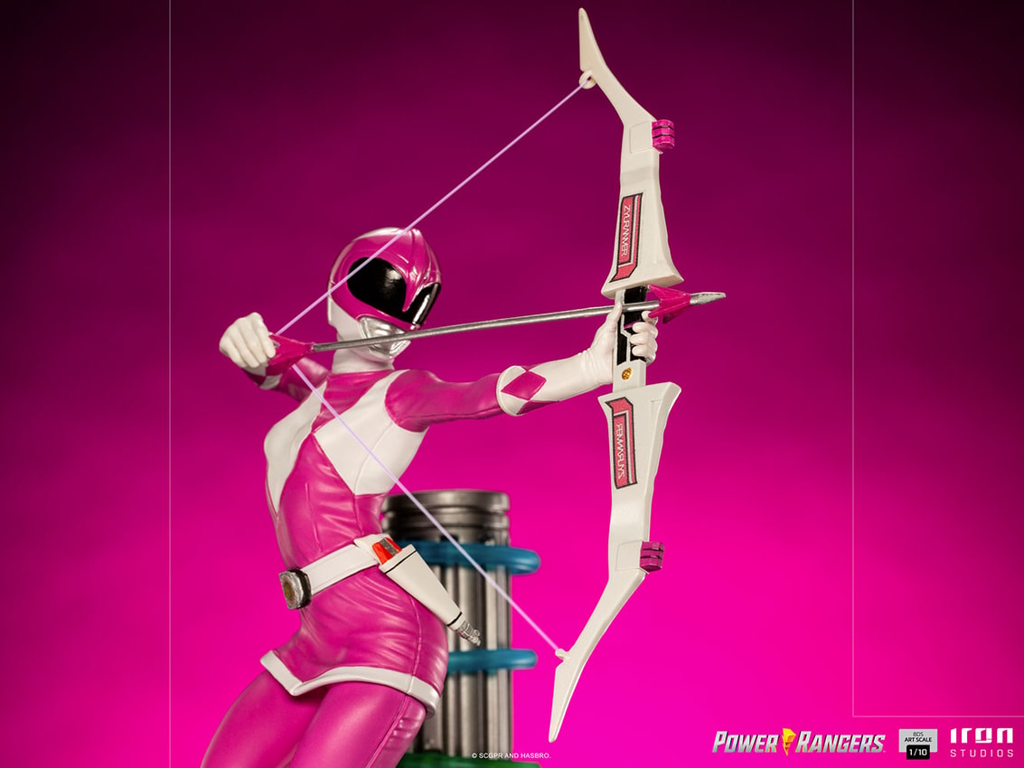 Mighty Morphin Power Rangers Pink Ranger 1:10 Scale Statue - Prototype Shown View 3