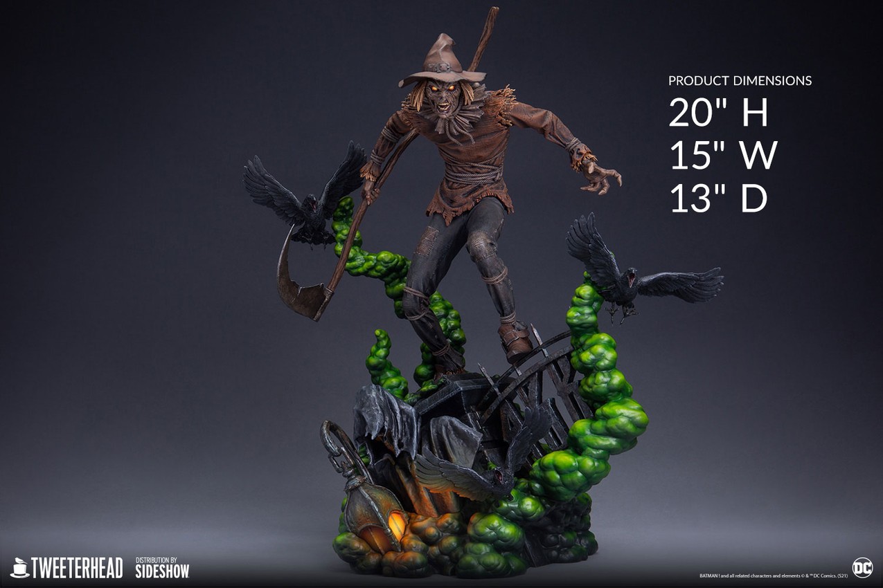 DC Comics Scarecrow Maquette by Tweeterhead Sideshow Collectibles
