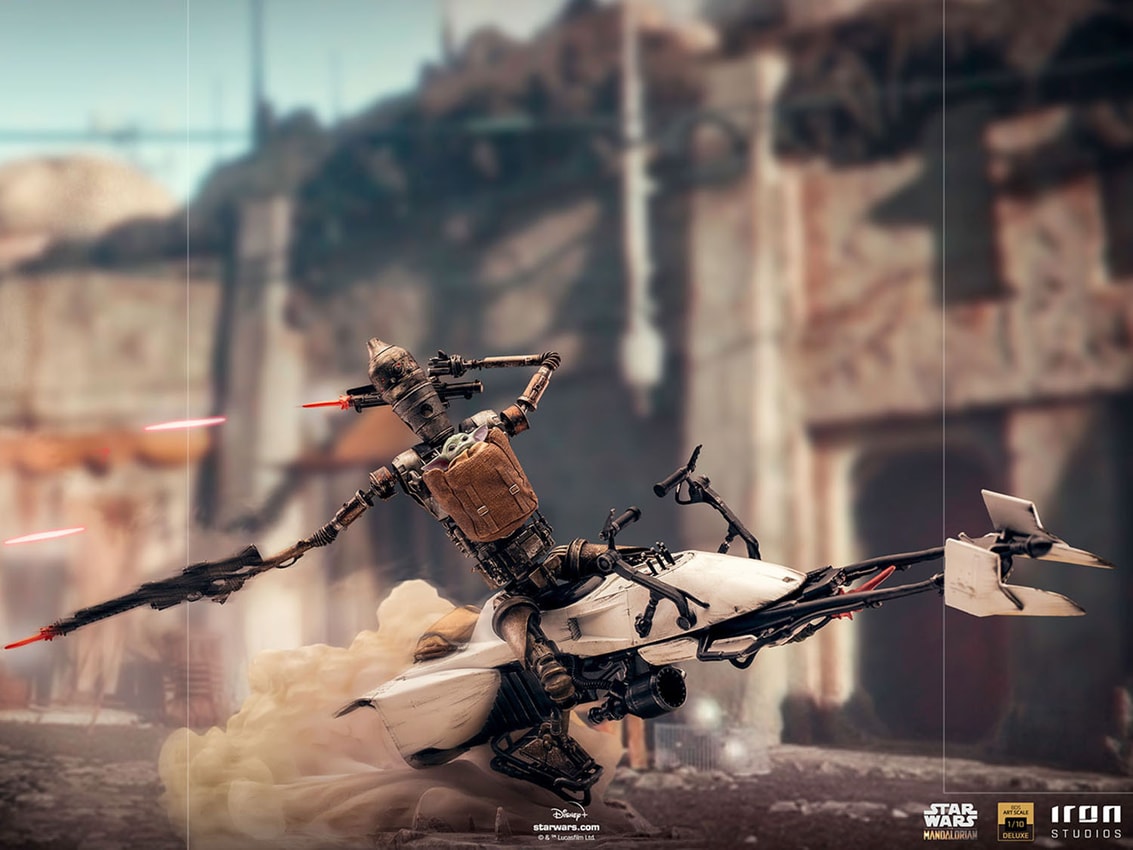 Star Wars IG-11 and The Child Deluxe 1:10 Scale Statue by