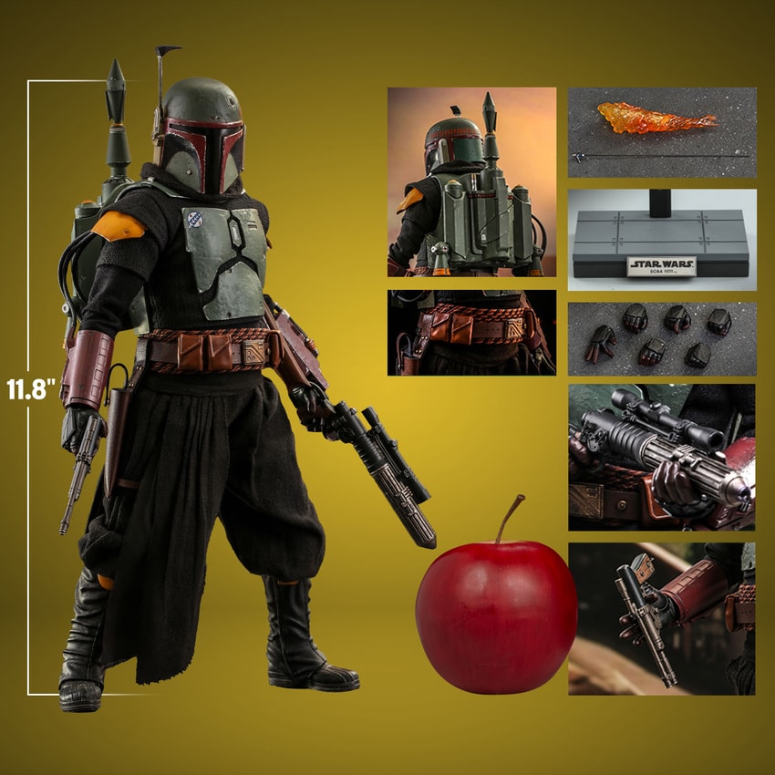 Mandalorian Boba Fett Repaint Armor Sixth Scale Figure by Hot