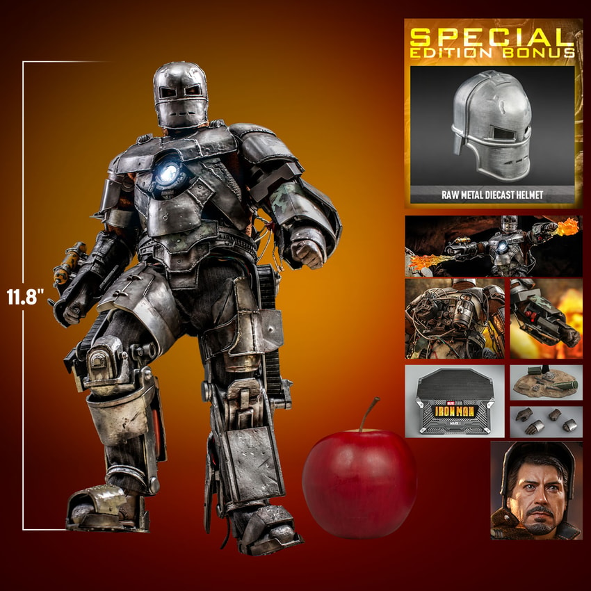 Iron Man Mark I (Special Edition) Diecast Sixth Scale Figure