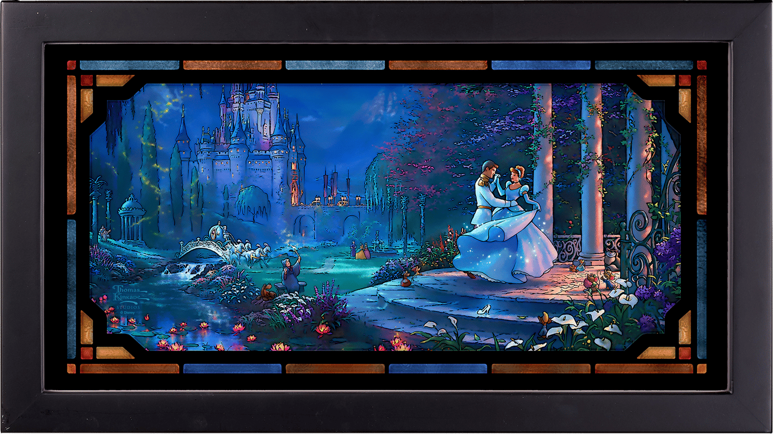 Thomas Kinkade Disney Dreams - Cinderella Dancing in the Starlight - 2