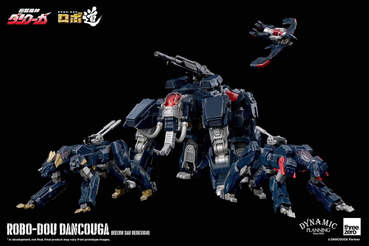 Dancouga – Super Beast Machine God ROBO‐DOU Dancouga (Kelvin Sau Redesign) Collectible Figure - Prototype Shown View 6