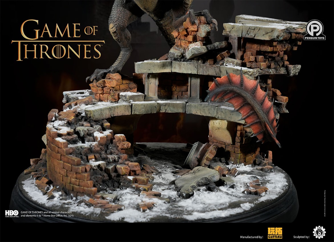 Game of Thrones Drogon Statues - Prototype Shown View 6