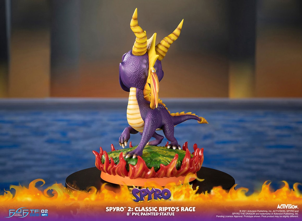 Spyro Spyro 2: Classic Ripto's Rage Statues - Prototype Shown View 6