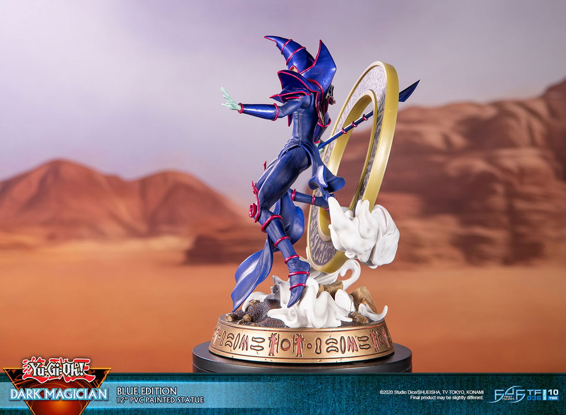 Dark Magician (Blue Variant) Statue by First 4 Figures | Sideshow