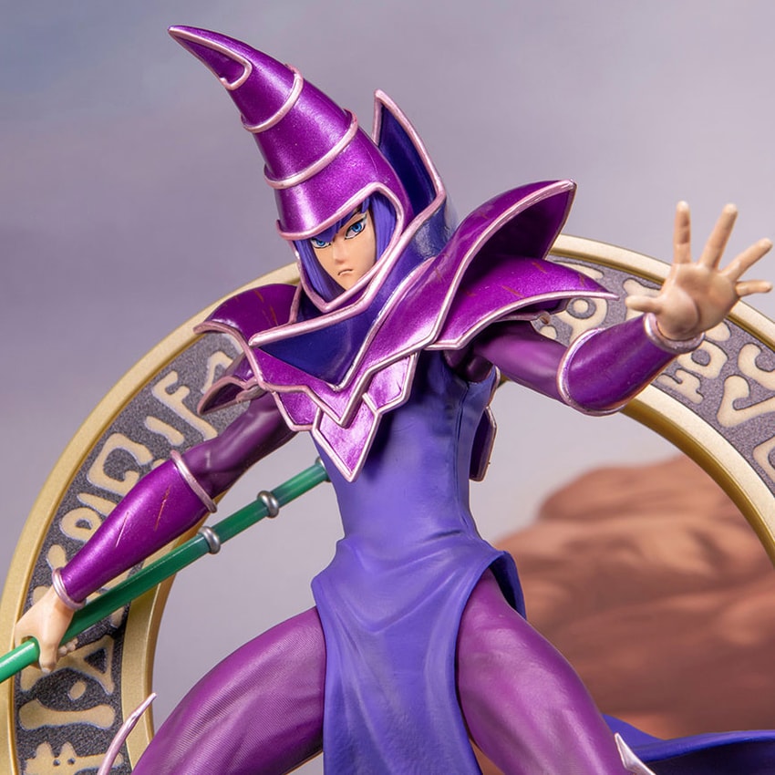 Yu-Gi-Oh! Dark Magician (Purple Variant) Statues - Prototype Shown View 5