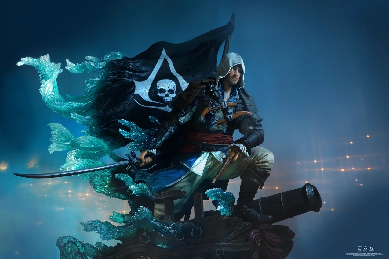 Assassins Creed Captain Edward Kenway Statues  Exclusive Edition  View 1