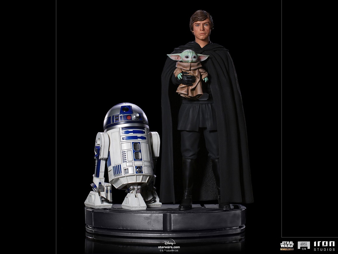 Luke Skywalker, R2-D2 and Grogu- Prototype Shown