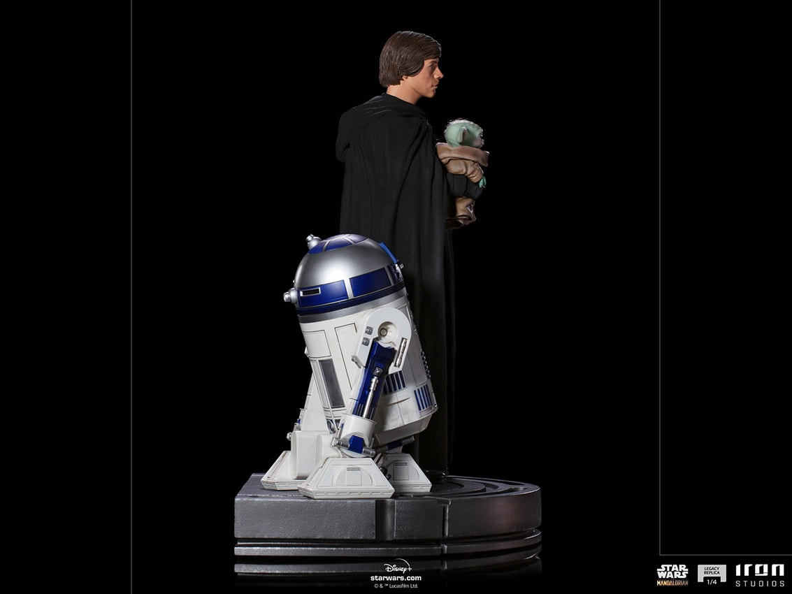 Luke Skywalker, R2-D2 and Grogu- Prototype Shown
