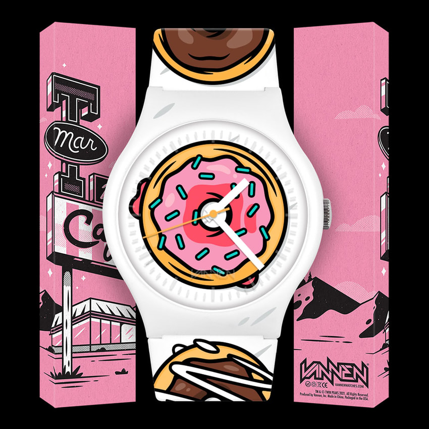 Twin Peaks Donut Limited Edition Watch by Vannen | Sideshow