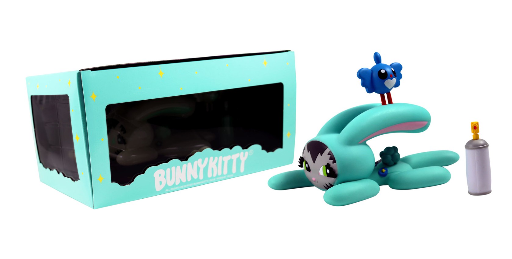 Bunny Kitty Bunny Kitty (Blue Teal) Vinyl Collectible  View 6