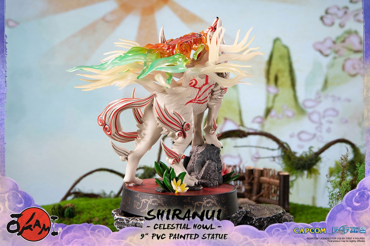 Okami Shiranui (Celestial Howl) Statues - Prototype Shown View 4