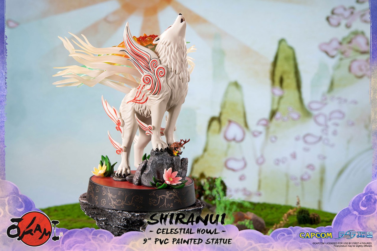 Okami Shiranui (Celestial Howl) Statues - Prototype Shown View 6