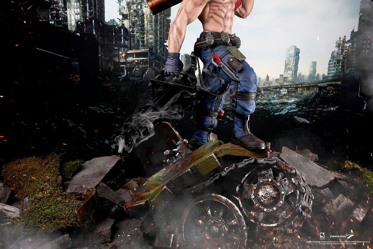 Tekken Bryan Fury Quarter Scale Statue - Prototype Shown View 5