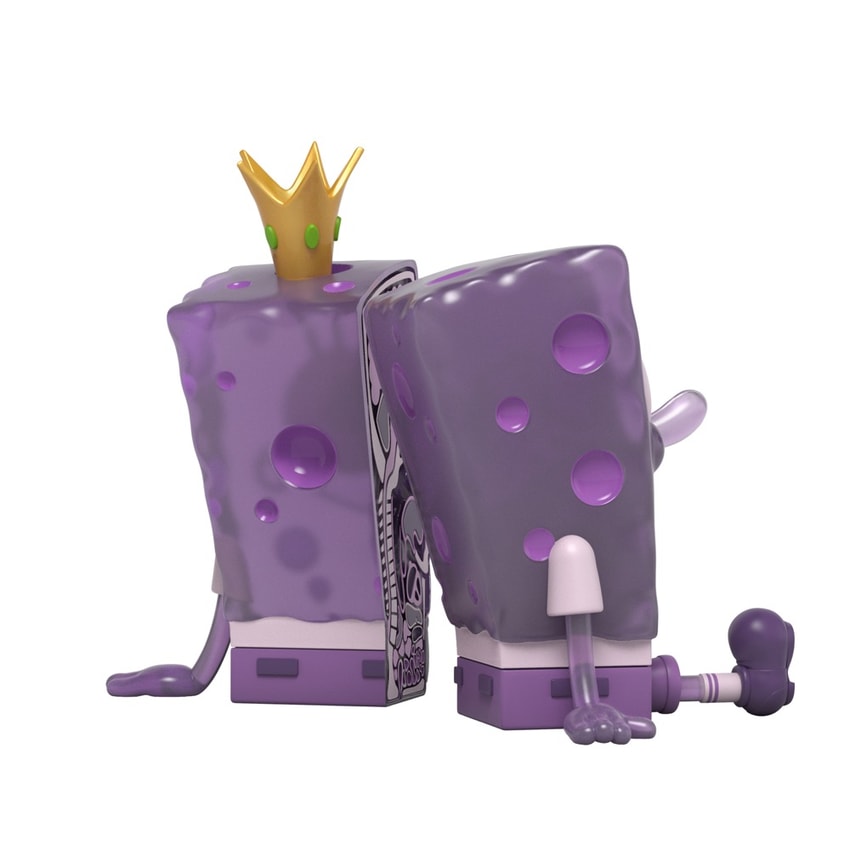 SpongeBob SquarePants XXPOSED SpongeBob SquarePants (King Jellyfish Edition) Polystone Statue - Prototype Shown View 6