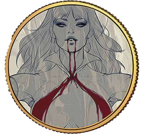 Vampirella (Stanley Artgerm Lau) #2 Variant Gold Coin