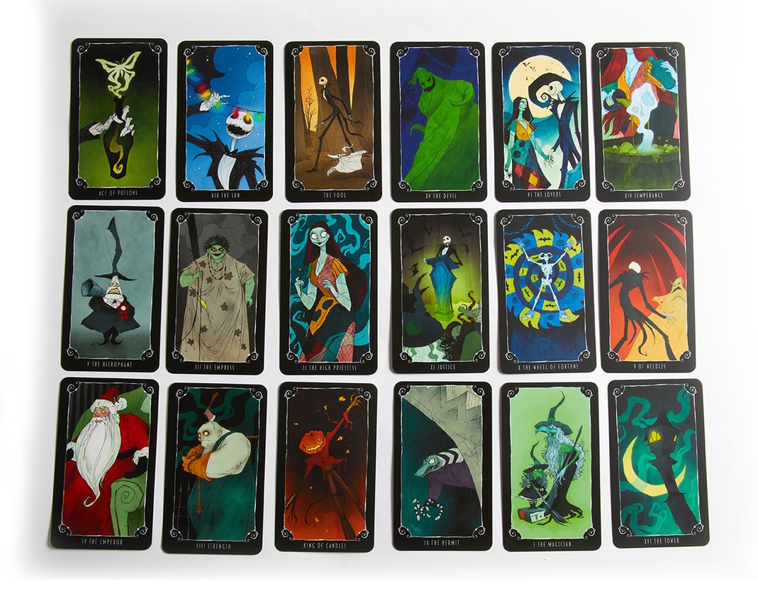 The Nightmare Before Christmas Tarot Deck and Guidebook- Prototype Shown