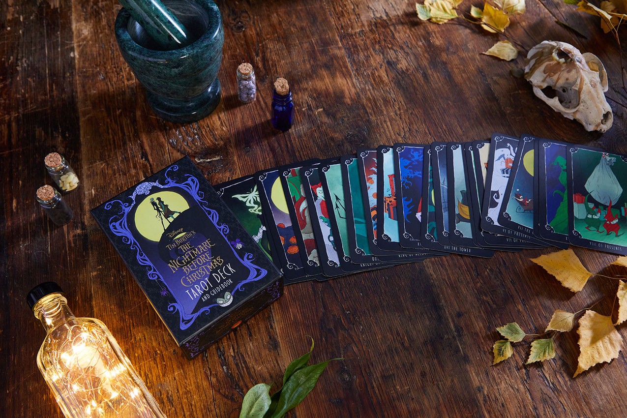 The Nightmare Before Christmas Tarot Deck and Guidebook- Prototype Shown View 4