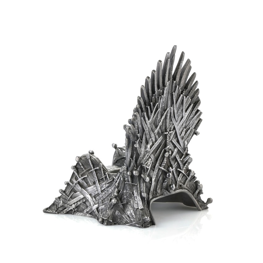 Game of Thrones Iron Throne Phone Cradle Pewter Collectible - Prototype Shown View 6