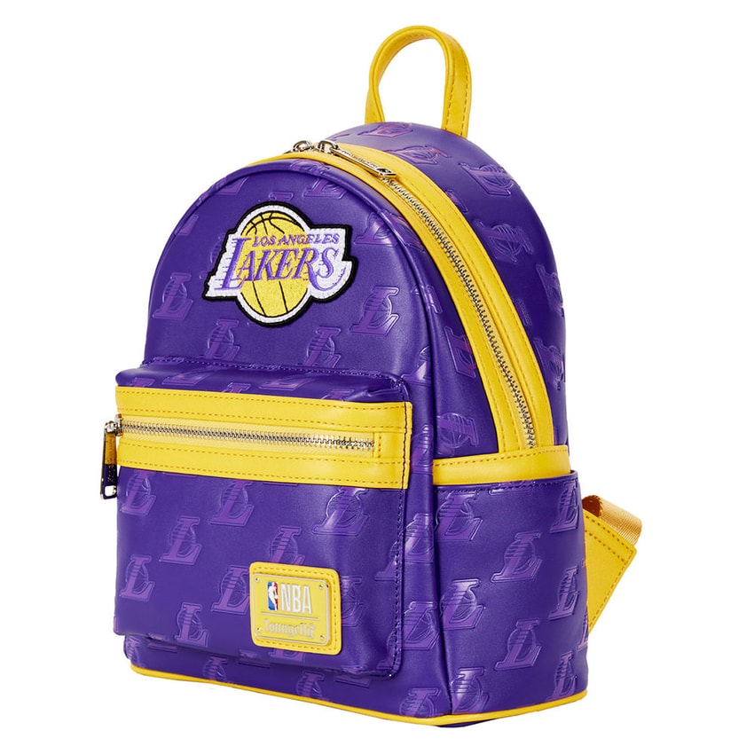 Lakers Debossed Logo Mini Backpack- Prototype Shown View 5